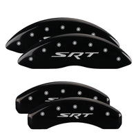 MGP 4 Caliper Covers Engraved Front & Rear MGP Black finish silver ch - 41109SMGPBK