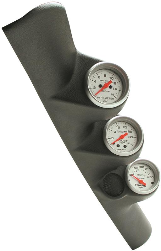 Autometer 98-02 Dodge Ram Black Triple A-Pillar W/SPKR Guage Kit - 7095