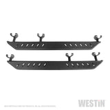 Westin/Snyper 2018+ Jeep Wrangler JL Unlimited 4DR Triple Tube Rock Rail Steps - Textured Black - 42-6025