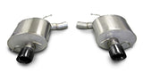 Corsa 09-13 Cadillac CTS Sedan V 6.2L V8 Black Touring Axle-Back Exhaust - 14940BLK
