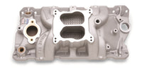 Edelbrock Manifold SBC 23-Degree Marine RPM 1955-1986 w/ Brass - 2504