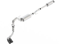 Borla 15-17 F-150 2.7L/ 3.5L EcoBoost/ 5.0L V8 4in. Tip Side Exit S-type Exhaust Black Chrome - 140618BC