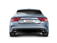 Akrapovic 14-17 Audi RS7 Sportback (C7) Evolution Line Cat Back (Titanium) w/ Carbon Tips - S-AU/TI/4H