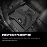 Husky Liners 2015 Ford F-150 SuperCrew Cab X-Act Contour Black 2nd Seat Floor Liners - 53471