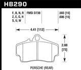 Hawk HP+ Street Brake Pads - HB290N.583
