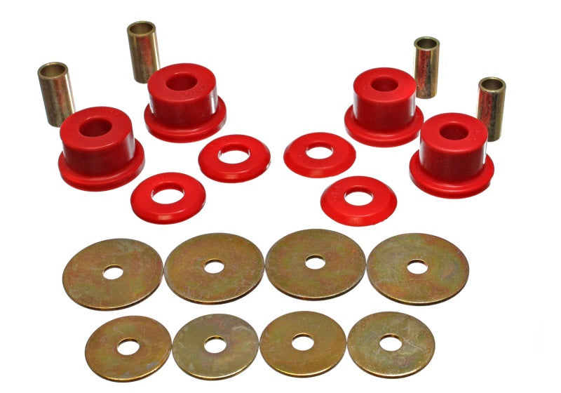 Energy Suspension 90-94 Mitsubishi Eclipse AWD Red Sub-Frame Bushing Set - 5.4105R
