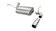 Corsa/dB 07-11 Jeep Wrangler JK 3.8L V6 Polished Sport Axle-Back Exhaust - 24411
