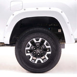 EGR 14+ Chev Silverado 6-8ft Bed Bolt-On Look Color Match Fender Flares - Set - Summit White - 791574-GAZ