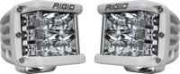 Rigid Industries D-SS - Spot - Set of 2 - White Housing - 862213