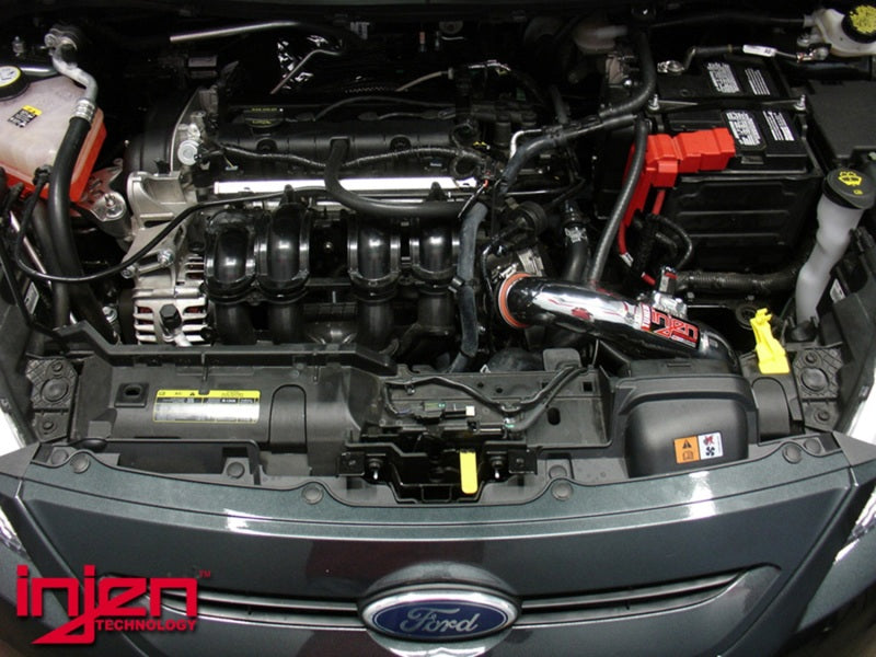Injen 14 Ford Fiesta 1.6L (T) 4Cyl Black Cold Air Intake w/MR Tech (converts to Short Ram Intake) - SP9017BLK