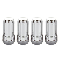 McGard SplineDrive Lug Nut (Cone Seat) 1/2-20 / 1.60in. Length (4-Pack) - Chrome (Req. Tool) - 65340
