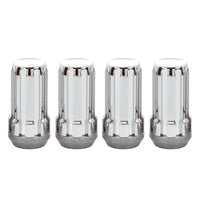 McGard SplineDrive Lug Nut (Cone Seat) 1/2-20 / 1.60in. Length (4-Pack) - Chrome (Req. Tool) - 65340