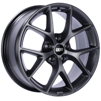 BBS SR 19x8.5 5x120 ET32 Satin Grey Wheel -82mm PFS/Clip Required - SR026SG