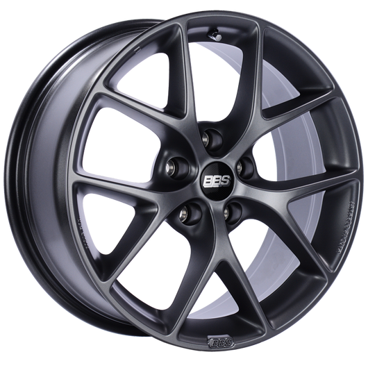 BBS SR 17x7.5 5x100 ET48 Satin Grey Wheel -70mm PFS/Clip Required - SR025SG