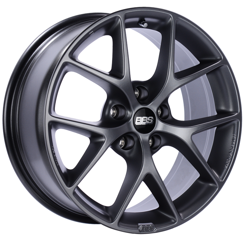 BBS SR 19x8.5 5x108 ET45 Satin Grey Wheel -70mm PFS/Clip Required - SR030SG
