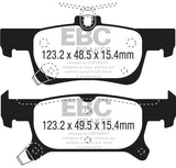 EBC 2016+ Buick Envision 2.0L Turbo Redstuff Rear Brake Pads - DP33079C