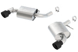 Borla 2016 Chevy Camaro SS V8 AT/MT ATAK Rear Section Exhaust w/o NPP Valves Ceramic Black - 11923CB
