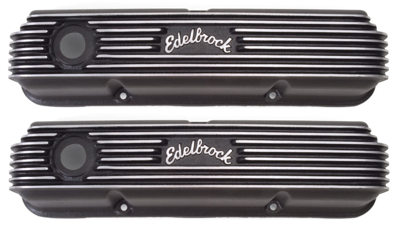 Edelbrock Valve Cover Classic Series Ford 1958-1976 FE V8 Black - 41623