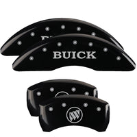 MGP 4 Caliper Covers Engraved Front & Rear MGP Black finish silver ch - 46001SMGPBK