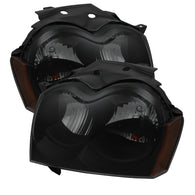 Xtune Jeep Grand Cherokee 05-07 Crystal Headlights Black Smoked HD-JH-JGC05-AM-BSM - 9033780