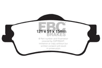 EBC 11+ Chevrolet Caprice 3.6 Yellowstuff Rear Brake Pads - DP41834R