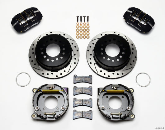 Wilwood Dynapro Low-Profile 11.00in P-Brake Kit Drilled BOP Axle 2.75in Bearing 2.75 Offset - 140-13513-D