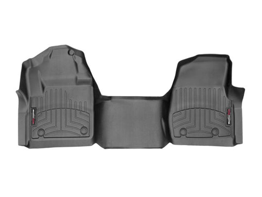 WeatherTech 2017 Ford F-250/F-350/F-450/F-550 Regular Cab w/o Floor Shifter Front FloorLiner - Black - 4410281
