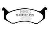 EBC 96-97 Dodge Ram Van B1500 Greenstuff Front Brake Pads - DP61277
