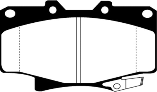 EBC 96-97 Lexus LX450 4.5 Greenstuff Front Brake Pads - DP6992