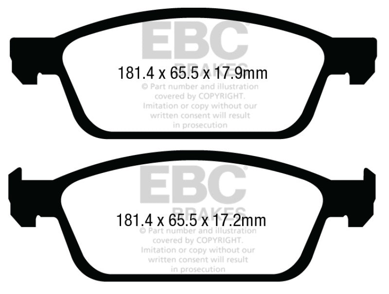 EBC Brakes Redstuff Ceramic Brake Pads - DP33008C