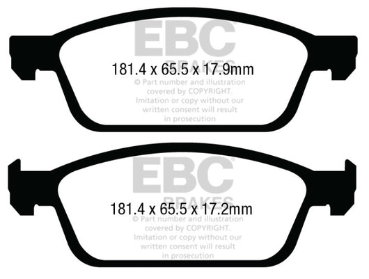 EBC Brakes Redstuff Ceramic Brake Pads - DP33008C