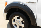 Lund 09-14 Ford F-150 (Excl Raptor) RX-Rivet Style Smooth Elite Series Fender Flares - Black (4 Pc.) - RX312S