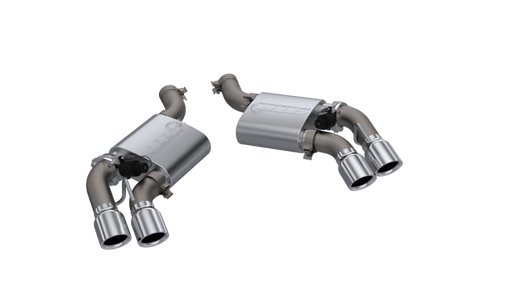 QTP 16-18 Chevrolet Camaro SS 6.2L 304SS Screamer Axle Back Exhaust w/4in Quad Tips - 400117