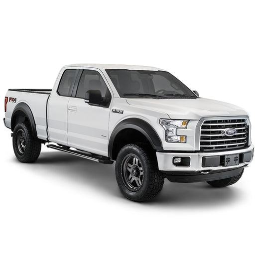 Bushwacker 17-18 Ford F-250 Super Duty Extend-A-Fender Style Flares 4pc - Black - 20943-02