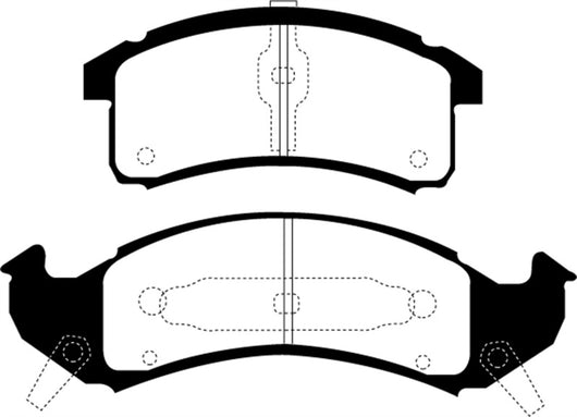 EBC 92-93 Buick Le Sabre (FWD) 3.8 Yellowstuff Front Brake Pads - DP41271R