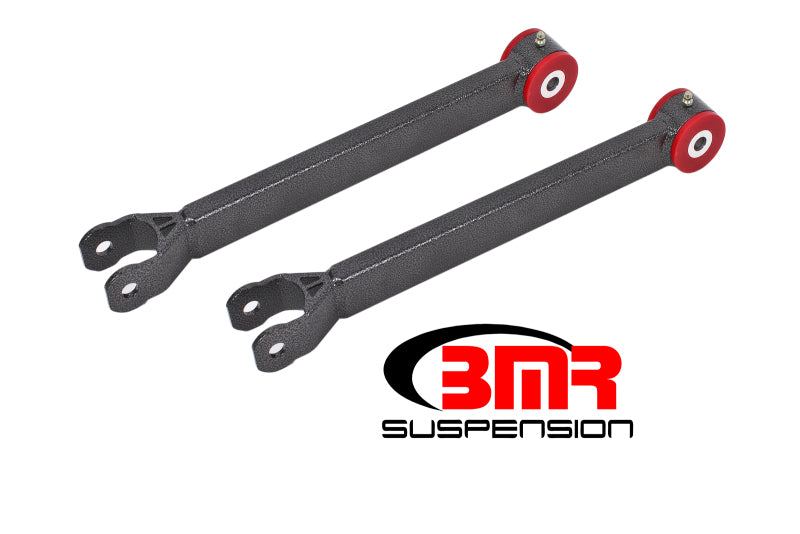BMR 08-17 Challenger Non-Adj. Lower Trailing Arms (Polyurethane) - Black Hammertone - LTA110H