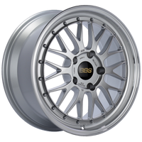 BBS LM 18x8.5 5x130 ET56 CB71.6 Diamond Silver Center Diamond Cut Lip Wheel - LM265DSPK