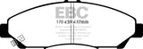 EBC 14+ Acura RLX 3.5 Hybrid Greenstuff Front Brake Pads - DP21801
