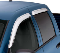 AVS 15-18 Cadillac Escalade Ventvisor Outside Mount Front & Rear Window Deflectors 4pc - Chrome - 684531