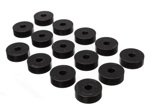 Energy Suspension 55-73 Jeep CJ5/CJ7/CJ8 Scrambler Black Body (Cab) Mount Set - 2.4101G