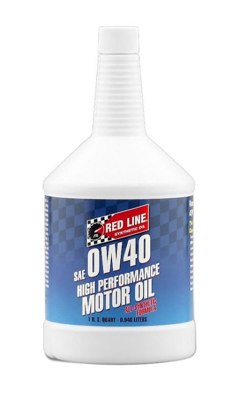Red Line 0W40 Motor Oil Quart - 11104