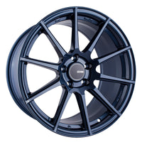 Enkei TS10 18x9.5 35mm Offset 5x114.3 Bolt Pattern 72.6mm Bore Dia Blue Silver Wheel - 499-895-6535BL