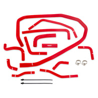 Mishimoto 2015 Subaru WRX Red Silicone Radiator Coolant Ancillary Hoses Kit - MMHOSE-WRX-15ANCRD