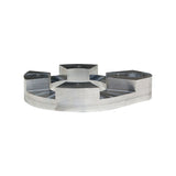 ReadyLift Suspension 07-17 Jeep Wrangler JK 1.0in-2.0in Adj Fr Coil Spacer Lvling Kit Billet Alum. - 66-6095