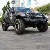 Westin 18-19 Jeep Wrangler JL HDX LED Grille - Textured Black - 34-1115