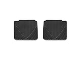 WeatherTech 06-10 Lexus GS Rear Rubber Mats - Black - W85