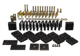 Energy Suspension Toy Land Cruiser Bodymount Set - Black - 8.4104G