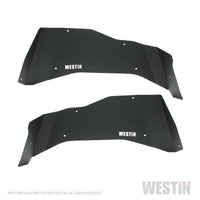 Westin 07-18 Jeep Wrangler JK Inner Fenders - Rear - Textured Black - 62-11015