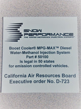 Snow Performance Stg 3 Boost Cooler Water Injection Kit TD (Red Hi-Temp Tubing and Quick Fittings) - SNO-50100