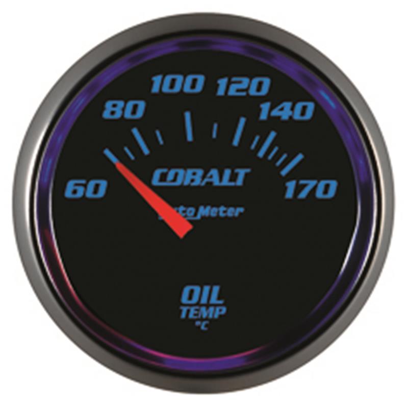 Autometer Cobalt 52mm 60-170 deg. C Oil Temprature Gauge - 6148-M